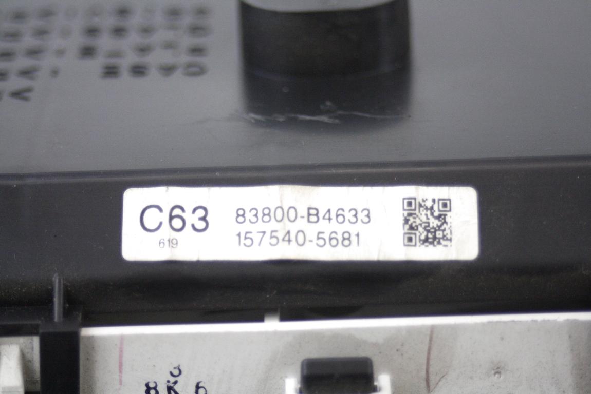 83800-B4633 QUADRO STRUMENTI CONTACHILOMETRI DAIHATSU TERIOS 1.3 B 4X4 63KW 5M 5P (2009) RICAMBIO USATO