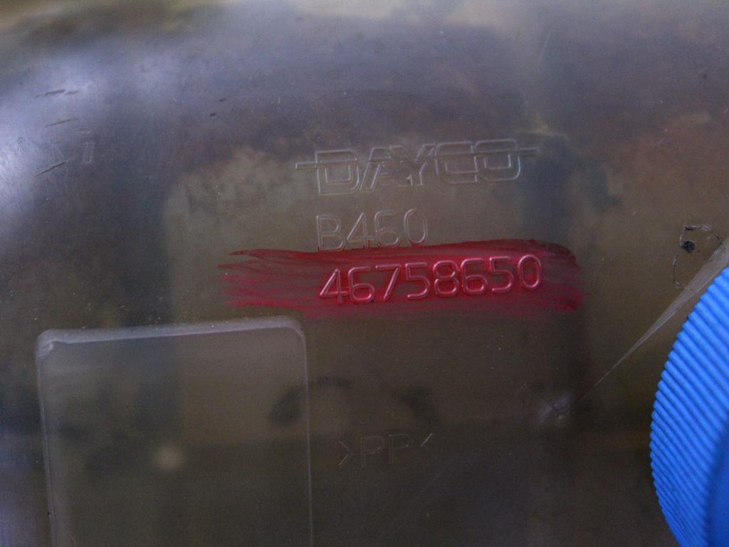 46758650 VASCHETTA ACQUA COMPENSAZIONE RADIATORE FIAT DOBLO 1.9 D 46KW 5M 2P (2001) RICAMBIO USATO
