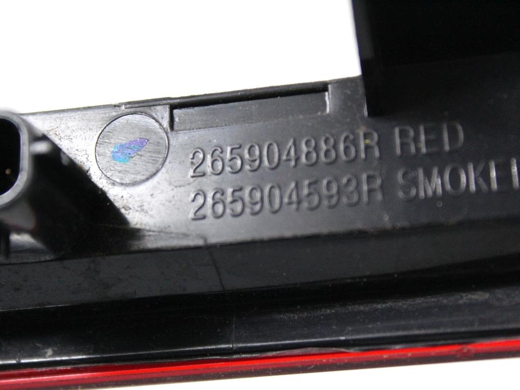 265904886R TERZO STOP RENAULT CLIO SW 1.5 D 55KW 5M 5P (2014) RICAMBIO USATO