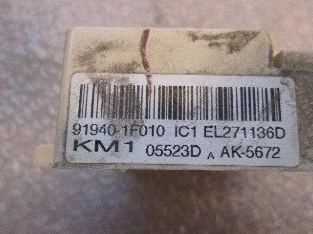 EL271136D CENTRALINA RELE' KIA SPORTAGE 2.0 D 4X4 103KW 6M 5P (2006) RICAMBIO USATO 91940-1F010 