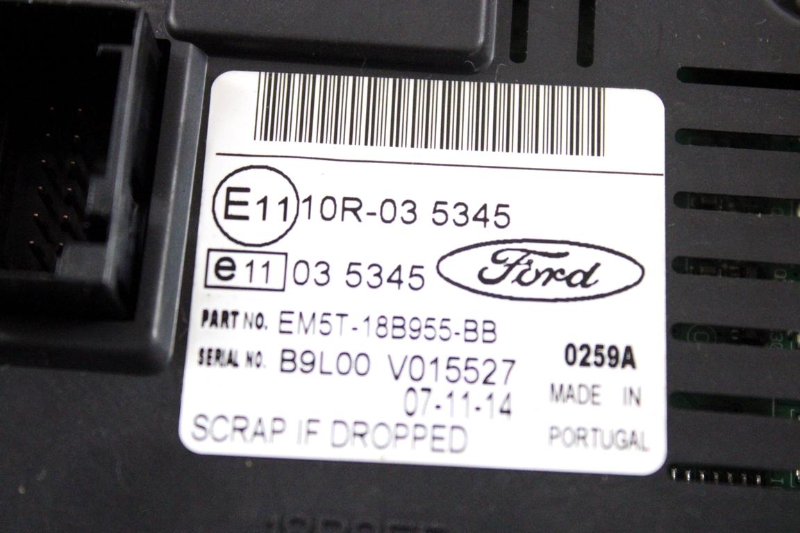 EM5T-18B955-BB DISPLAY COMPUTER DI BORDO FORD GRAND C-MAX 1.6 D 85KW 6M 5P (2015) RICAMBIO USATO