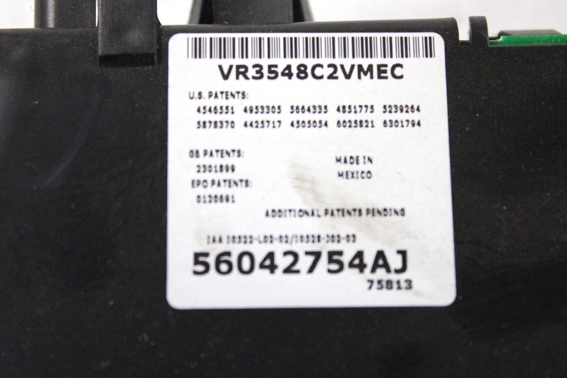 56042754AJ DISPLAY COMPUTER DI BORDO JEEP GRAND CHEROKEE 2.7 D 4X4 120KW AUT 5P (2004) RICAMBIO USATO