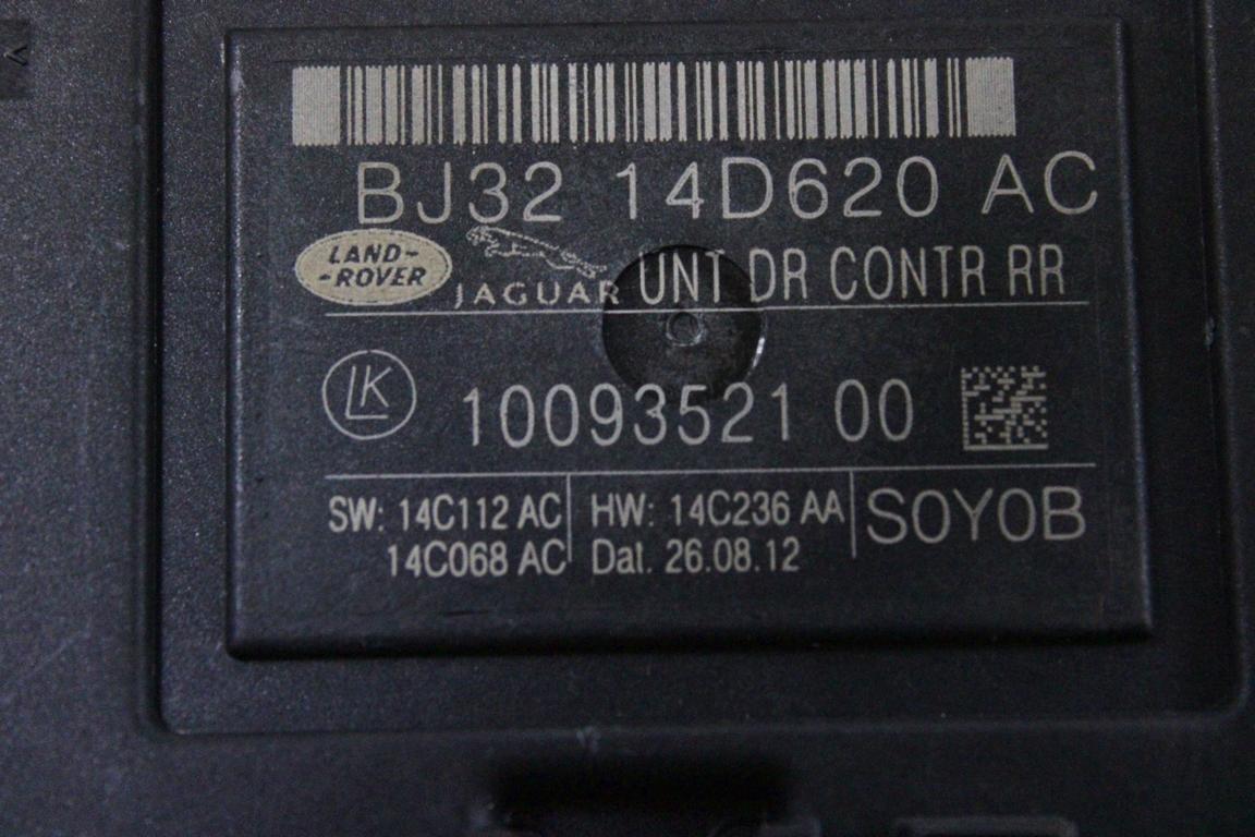 BJ32-14D620-AC CENTRALINA PORTA POSTERIORE DESTRA LAND ROVER DISCOVERY 4 3.0 D 4X4 155KW AUT 5P (2012) RICAMBIO USATO