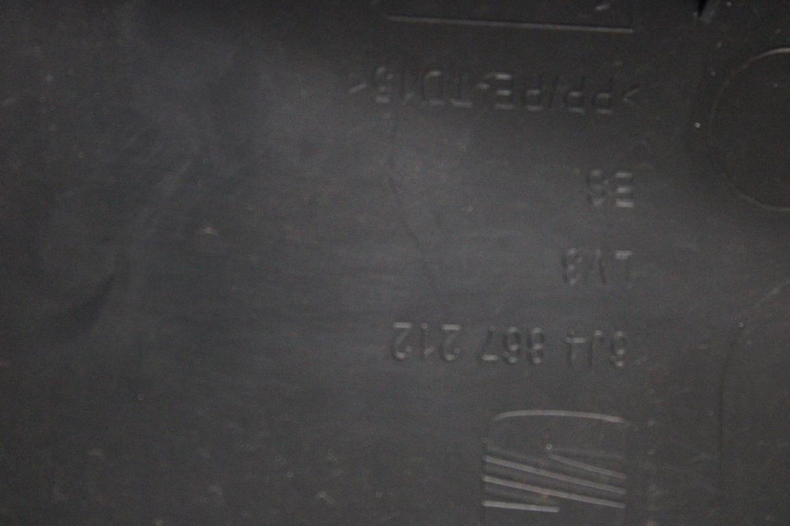 6J48672124W4 PANNELLO INTERNO PORTA POSTERIORE DESTRA CON RIVESTIMENTO IN PELLE SEAT IBIZA 1.2 B 51KW 5M 5P (2015) RICAMBIO USATO
