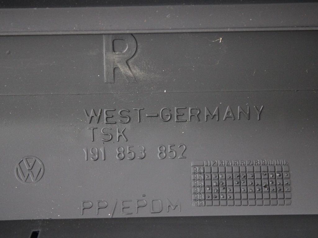 191853852 MINIGONNA RIVESTIMENTO SOTTOPORTA LATO DESTRO VOLKSWAGEN GOLF 2 1.8 GTI G60 3P B 5M (1991) RICAMBIO NUOVO