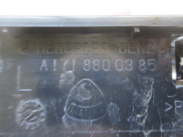 MERCEDES SLK R171 1.8 BENZ 6M 120KW (2007) RICAMBIO GRIGLIA SOTTOPARABREZZA PRESA ARIA COFANO ANTERIORE SINISTRA A1718800385