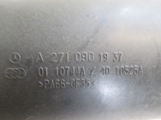 A2710901937 MANICOTTO TUBO INTERCOOLER MERCEDES SLK 200 R171 1.8 B 120KW 6M 2P (2007) RICAMBIO USATO 