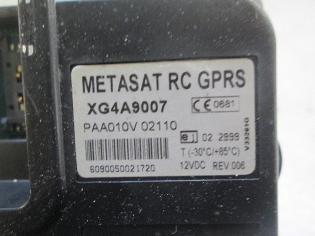 XG4A9007 CENTRALINA TELEFONO GPRS  ALFA ROMEO 159 SW 1.9 D 110KW 6M 5P (2006) RICAMBIO USATO 