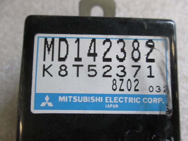 MD142382 CENTRALINA RELE' ELETTROVENTOLA MITSUBISHI PAJERO SPORT 2.5 D 73KW 5M 5P (1999) RICAMBIO USATO K8T52371 