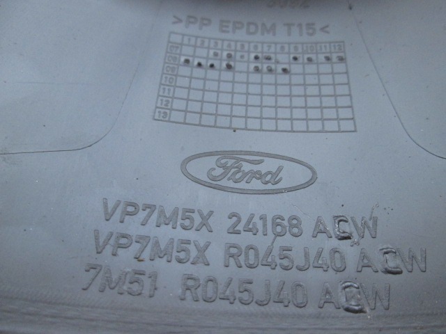 VP7M5X24168 RIVESTIMENTO CRUSCOTTO FORD KUGA 2.0 D 4X4 100KW 6M 5P (2009) RICAMBIO USATO 