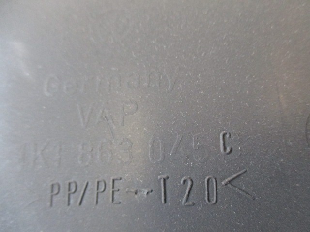 1K1863045C RIVESTIMENTO LATERALE SINISTRO TUNNEL CENTRALE VOLKSWAGEN GOLF 5 1.6 G 75KW 5M 5P (2008) RICAMBIO USATO 