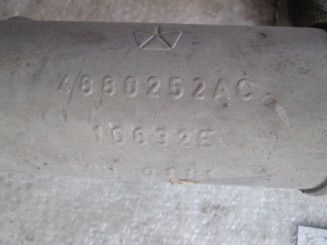 4880252AC SCARICO MARMITTA TERMINALE SILENZIATORE CHRYSLER VOYAGER 2.5 D 105KW 5P 5M (2004) RICAMBIO USATO 