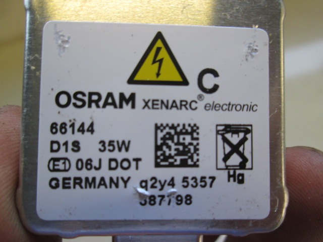 MERCEDES CLASSE SLK 200 135KW (2012) RICAMBIO LAMPADINA XENON OSRAM 66144 Q2Y45357 387198