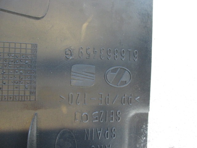 6L6863459G RIVESTIMENTO POSTERIORE INFERIORE BAGAGLIAIO SEAT IBIZA 1.2 B 44KW 5M 5P (2007) RICAMBIO USATO 