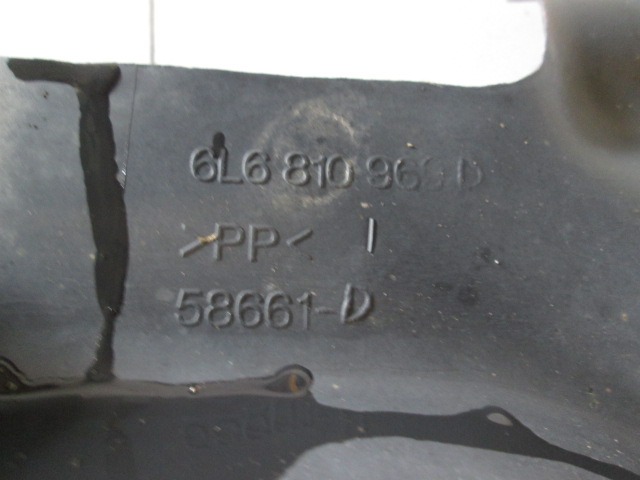 6L6810960D PARASALE PARASASSI POSTERIORE SINISTRO SEAT IBIZA 1.2 B 44KW 5M 5P (2007) RICAMBIO USATO 