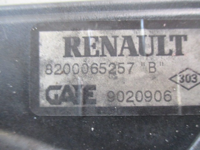 8200065257 ELETTROVENTOLA RENAULT SCENIC 1.9 D 75KW 6M 5P (2001) RICAMBIO USATO 