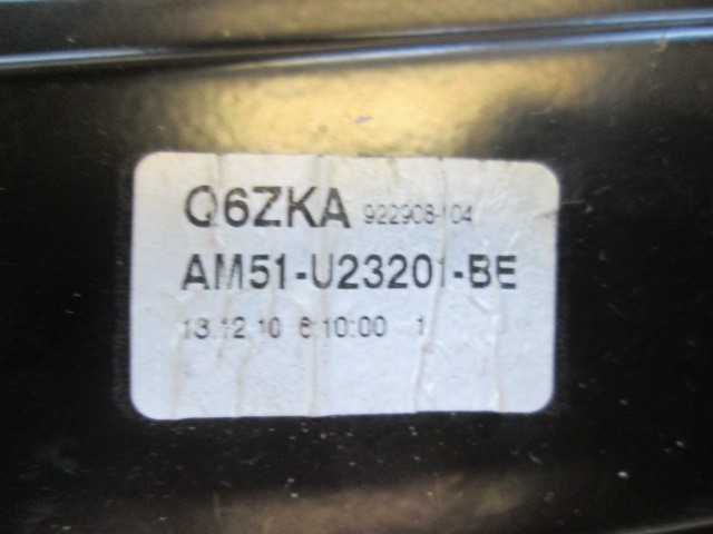 AM51-U23201-BE MOTORINO E MECCANISMO ALZA-VETRO ALZA-CRISTALLO PORTA ANTERIORE SINISTRA FORD CMAX 1.6 D 85KW 6M 5P (2011) RICAMBIO USATO 