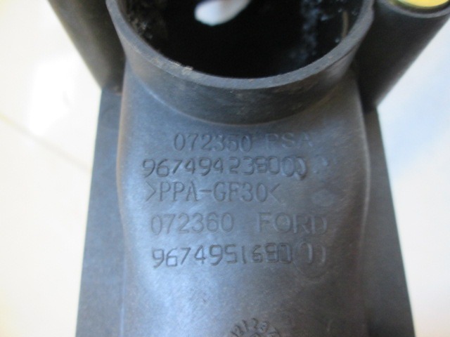 9674951680 TUBO MANICOTTO ASPIRAZIONE FORD CMAX 1.6 D 85KW 6M 5P (2011) RICAMBIO USATO 