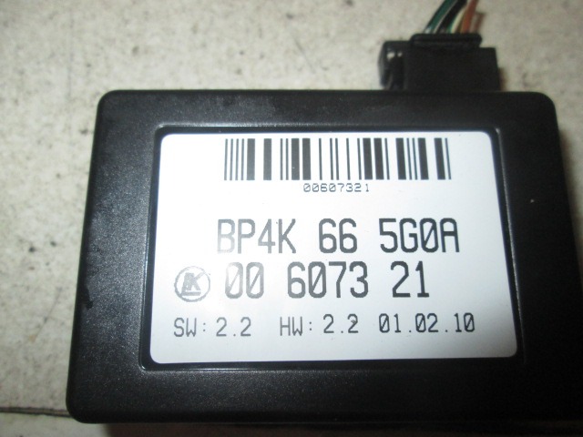 00607321 SENSORE PIOGGIA MAZDA CX-7 2.2 D 4X4 127KW 6M 5P (2010) RICAMBIO USATO BPK665G0A 