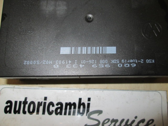 6Q0959433G CENTRALINA COMFORT VOLKSWAGEN POLO 1.4 D 55KW 5M 3P (2003) RICAMBIO USATO 