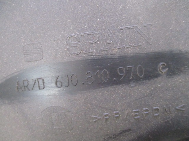 6J0810970 PARASALE POSTERIORE DESTRO SEAT IBIZA 1.2 B 51KW 5M 5P (2009) RICAMBIO USATO 