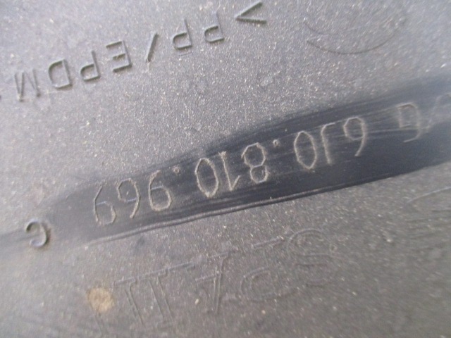 6J0810969 PARASALE POSTERIORE SINISTRO SEAT IBIZA 1.2 B 51KW 5M 5P (2009) RICAMBIO USATO 
